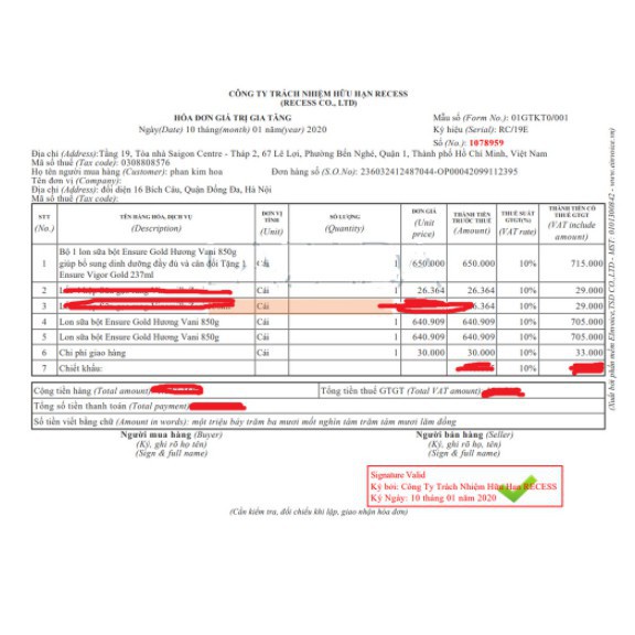 Ensure Gold Hương Vani 900g Date 2023