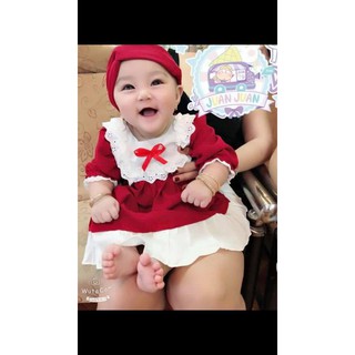 Set đầm bé gái - Đỏ - Size S