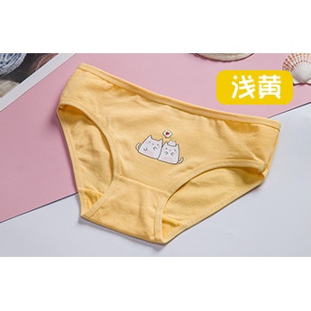 Set 4 quần chip bé gái chất cotton siêu mềm mịn họa tiết dễ thương từ 10-28kg