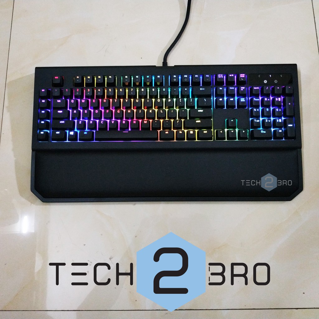 CHÍNH HÃNG - Bàn phím cơ thật chuyên game Razer Blackwidow Chroma v2 có led RGB cho laptop và máy để bàn gaming