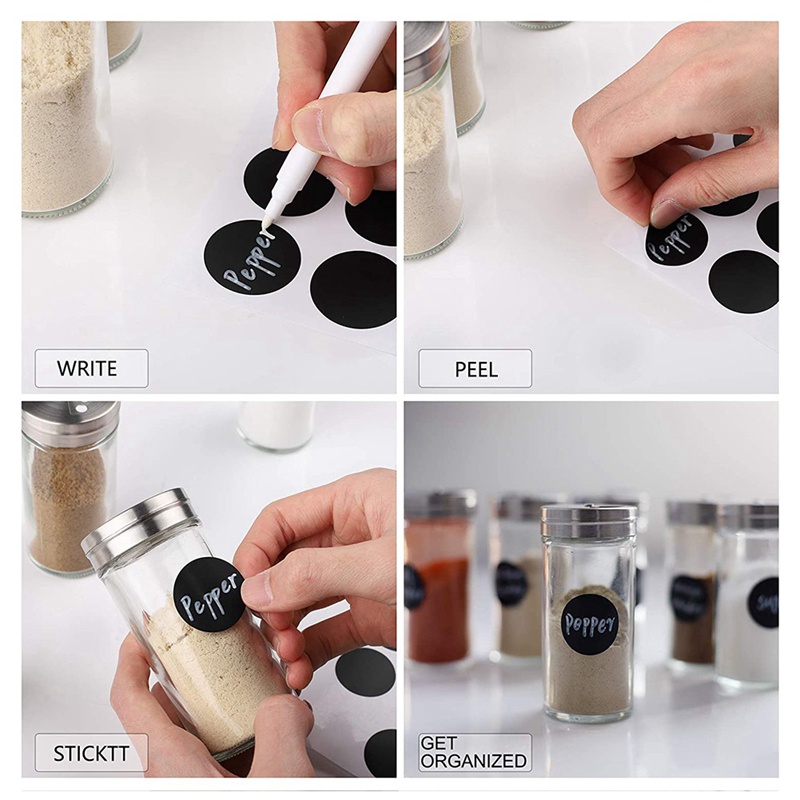 Set 12 Lọ Đựng Gia Vị Bằng Kính Có Nắp Đậy Cao Cấp
