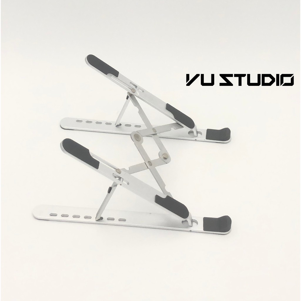 Giá đỡ laptop stand nhôm hỗ trợ tản nhiệt có thể gấp gọn chỉnh độ cao để laptop ipad macbook surface N3 D103 Vu Studio