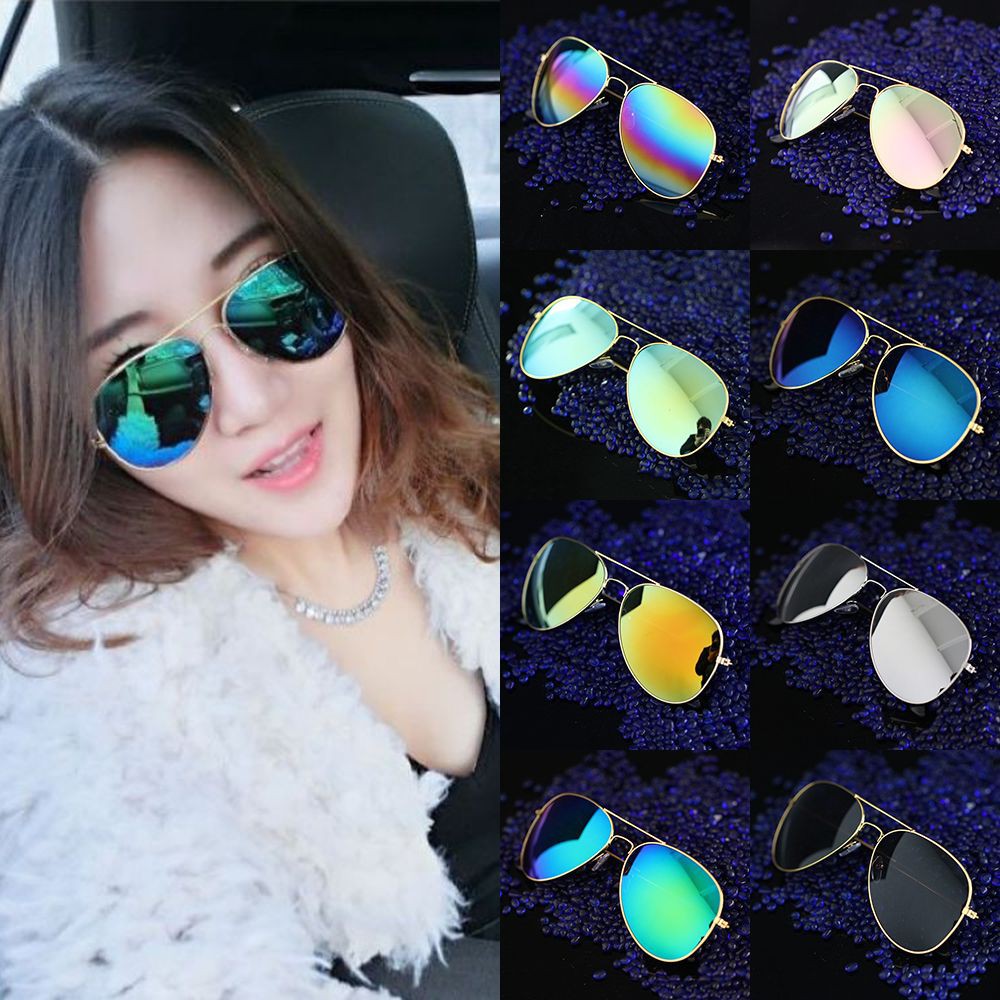 Kính mát tráng gương gọng kim loại