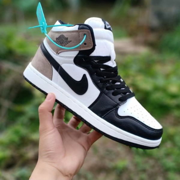 Giày Thể Thao Jordan cổ cao nam nữ, Giày Jordan 1 Mid Mocha tặng box bill