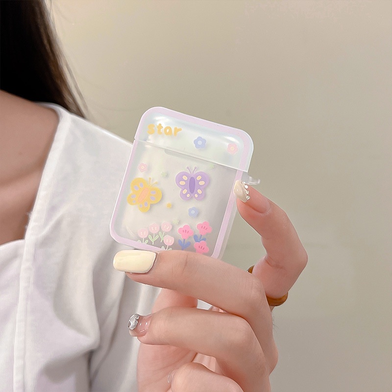 Vỏ Bảo Vệ Hộp Sạc Tai Nghe airpods Pro 2 / 3 Hình Vuông Phù Hợp