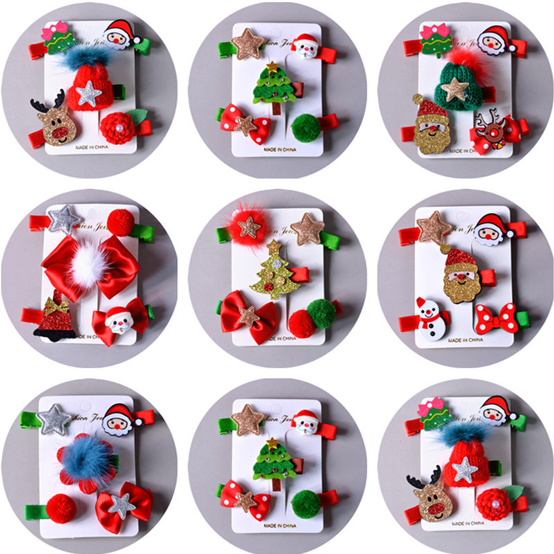 Set 5 Kẹp Tóc Xinh Xắn Dành Cho Bé Gái