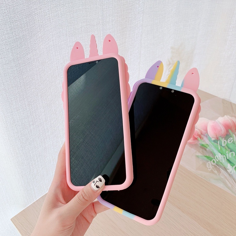 Ốp điện thoại silicon mềm in hình kỳ lân cho OPPO A54 A16 A15 A15s A52 A92 A9 A5 A31 2020 A7 A5s A12 A11k A83 A57 A39 A3s F9 F5 F1s