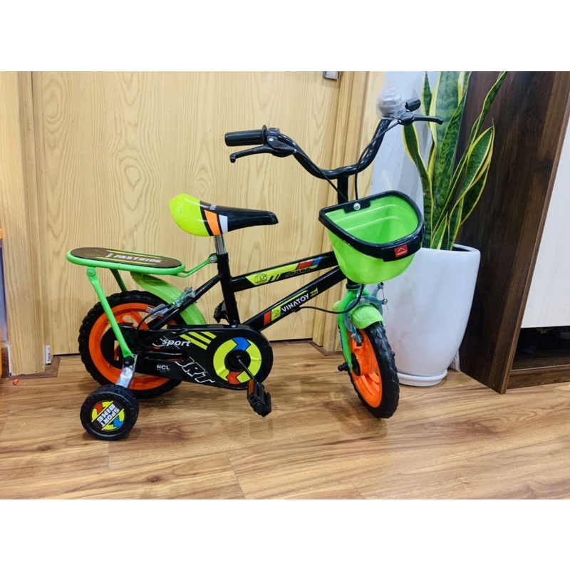 Xe đạp trẻ em nhựa Chợ Lớn 12inch cho bé 2-4 giá rẻ - Freeship tuổi quà tặng của Pediasure