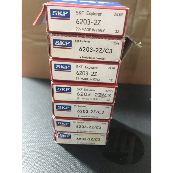 Vòng bi Bạc Đạn SKF 6203-2Z, 6203-2Z/C3