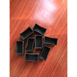 Bộ 100 Nút bịt nhựa ngoài sắt hộp vuông 20x40mm; nút bịt nhựa; đầu bịt nhựa ống hộp vuông
