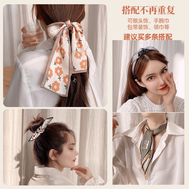 Dây cột tóc nơ lụa thời trang cho nữ