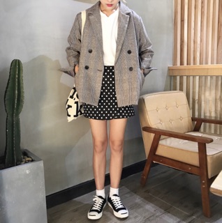 Áo Blazer kẻ