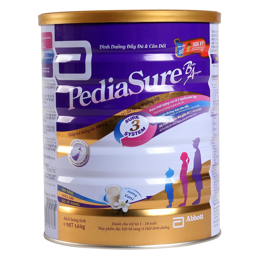 SỮA BỘT PEDIASURE 1,6KG