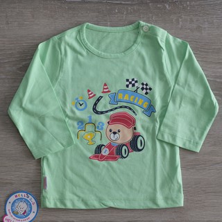 [Nhiều màu] AL0609 Áo dài tay cotton Hello BB - Hello B&B