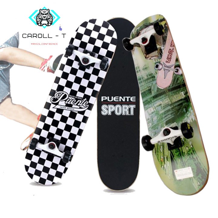 VÁN TRƯỢT THỂ THAO MẶT NHÁM CAO CẤP - VÁN SKATEBOARD GỖ PHONG 7 LỚP SIÊU HẠNG