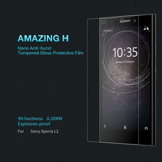 Miếng dán cường lực sony xperia l2 nillkin amazing h chính hãng