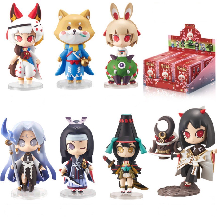 Mô hình nhân vật Âm Dương Sư Onmyoji S2 (hãng Auldey) - 1 hộp nhân vật ngẫu nhiên (art toy, blind box) - mã 320112