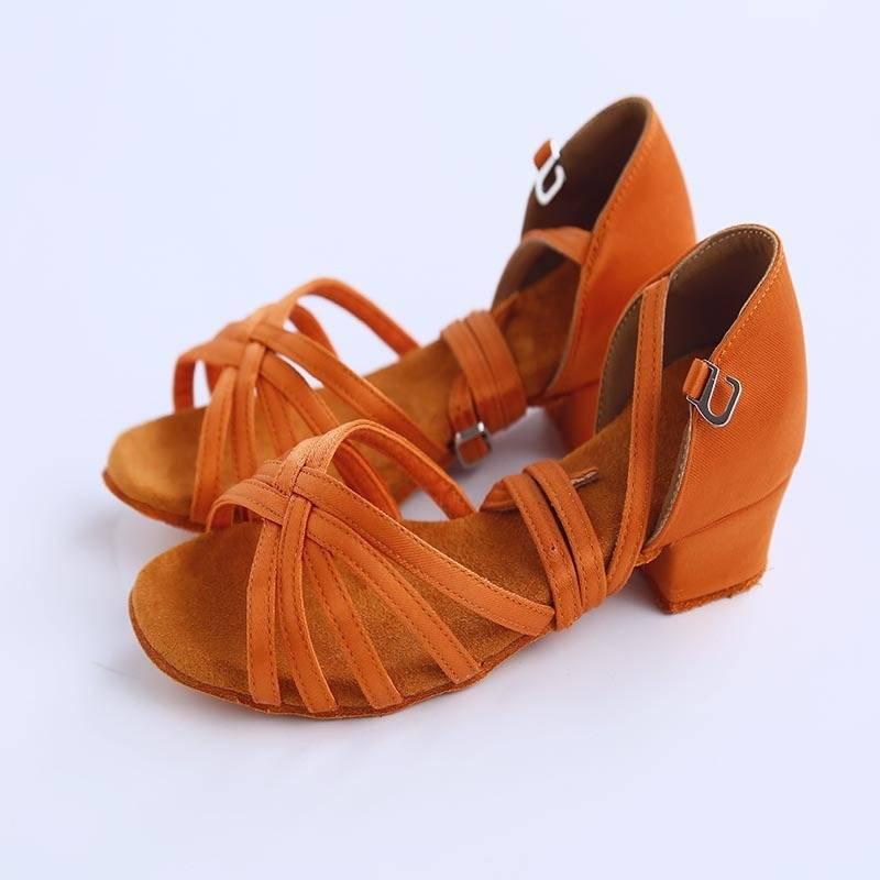 Giày Khiêu Vũ Latin Đế Mềm Dành Cho Bé Gái