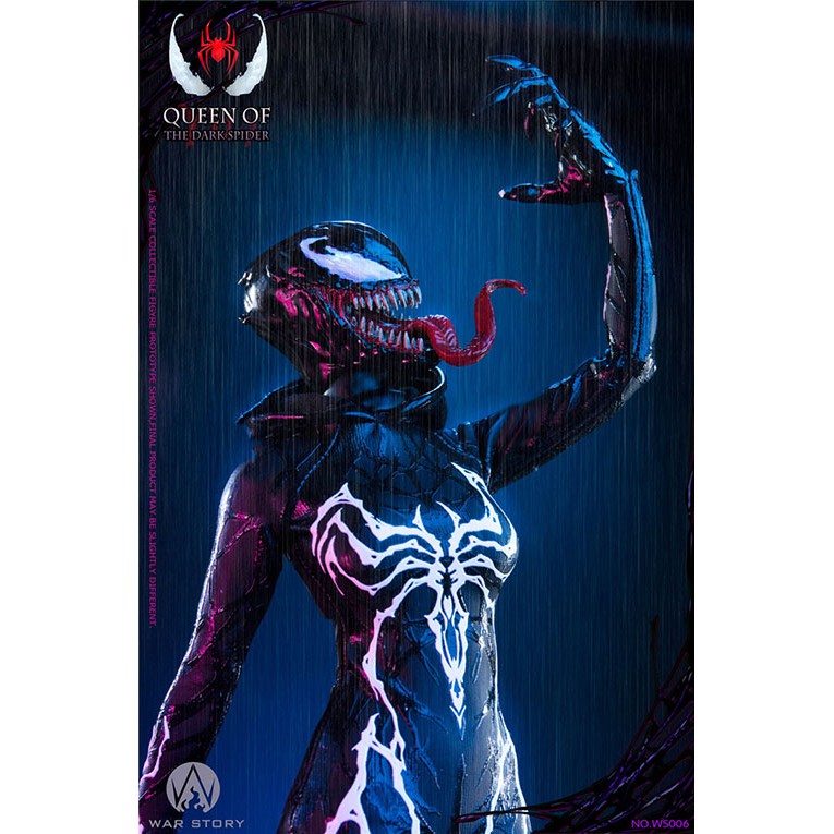 Mô hình 1/6 War Story She-Venom Queen of the Dark Spider phiên bản cao cấp