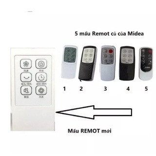 Điều khiển quạt Midea 02