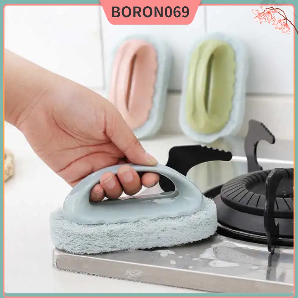 Bàn chải bọt biển rửa chén làm sạch sâu tiết kiệm sức lực