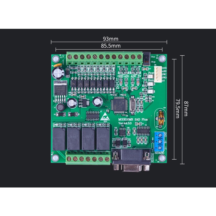 FX2N-10MR-2AD - Bộ điều khiển lập trình PLC Mitsubishi - Board PLC Mitsubishi FK2N