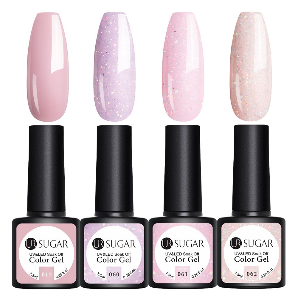 UR SUGAR Set 4 Lọ Gel Sơn Móng Tay Tiện Dụng Làm Đẹp
