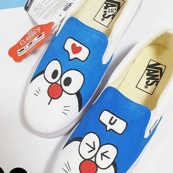 Giày vẽ Lão Phật Gia