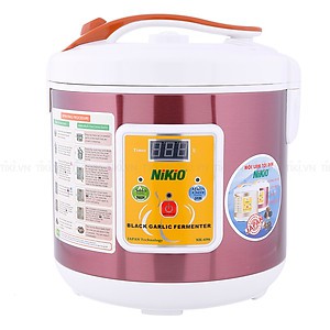 Máy làm tỏi đen Nikio NK696 - 6 lít - Bạc Caro - Vàng - Đỏ