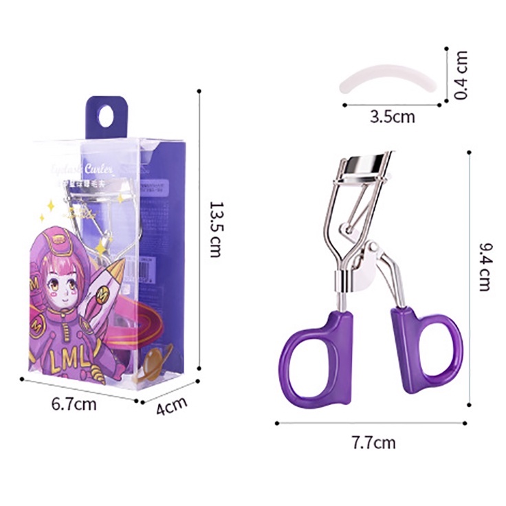 Kẹp Bấm, Uốn Mi LaMeiLa - Eyelash Culer Hộp Tím Cao Cấp