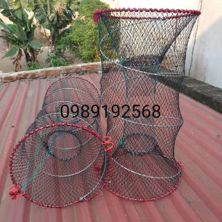 Lồng lò so  hay rọ hay n ,bắt cá ,lươn,chạch ,cua, ba ba, rắn chiều dài1m ,đường kính 50 cm