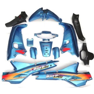 Bộ nhựa xe Wave nhỏ Wave 110 đời cũ tặng 1 bộ tem