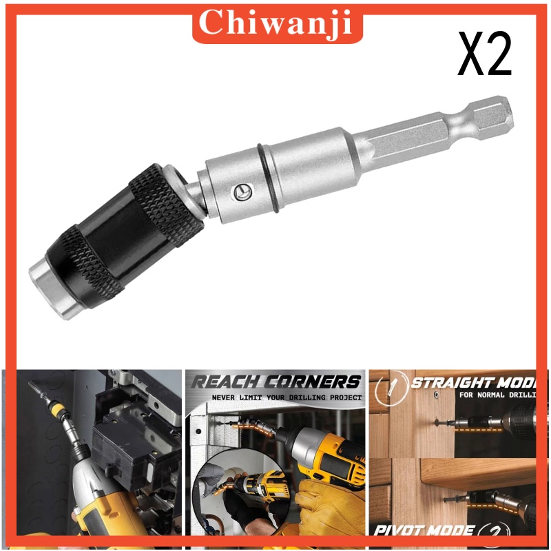 Set 2 Đầu Khoan Từ Tính 20 Trục Trục Lục Giác