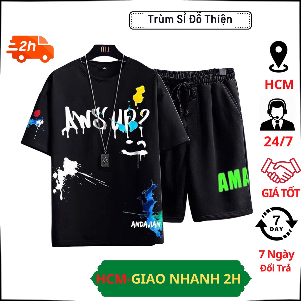 ĐỒ BỘ NAM AWS'UP? MẪU MỚI  FREESHIP  BỘ THỂ THAO NAM THỜI TRANG ĐỘC LẠ PHONG CÁCH HÀN TRẺ TRUNG NĂNG ĐỘNG SIÊU MÁT HÈ mẫ