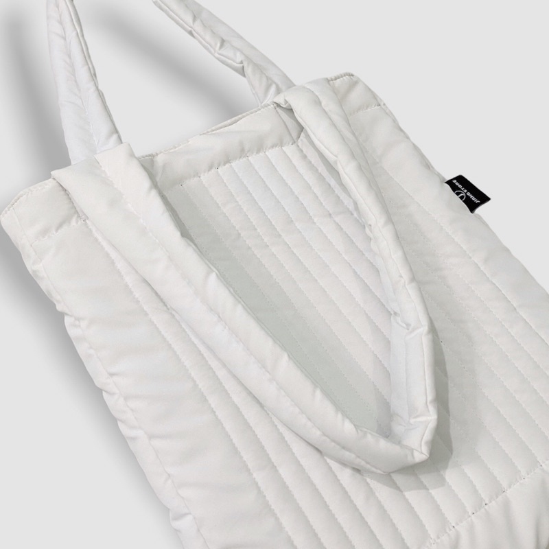 Túi tote trần bông kẻ sọc - túi đeo chéo basic local brand Jiang Store