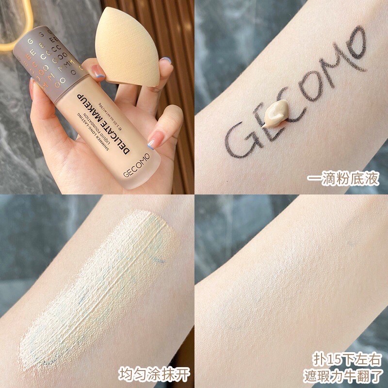 Kem nền Gecomo kết cầu mỏng mịn, che khuyết điểm, mềm mỏng nhẹ tự nhiên | BigBuy360 - bigbuy360.vn