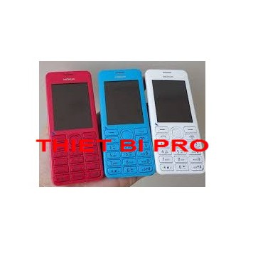 VỎ PHÍM KHÔNG SƯỜN NOKIA 206 MÀU XANH