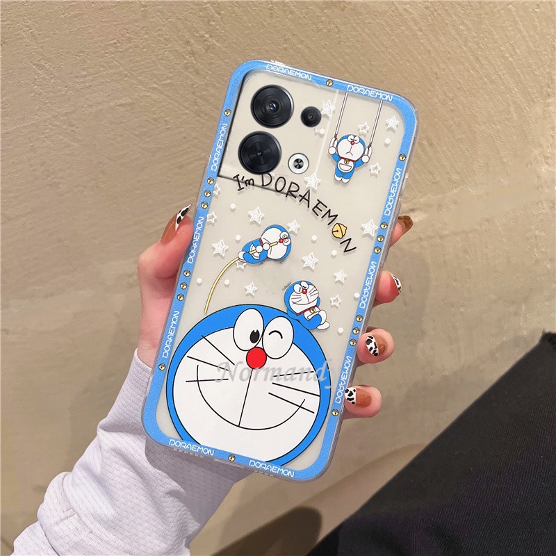 Ốp Điện Thoại TPU Dẻo Họa Tiết Doremon Dễ Thương Cho OPPO Reno8 Z 8Pro Reno 8 8Z 7 7Z 7Pro 6Z 6 Z Pro 5G 4G 2022