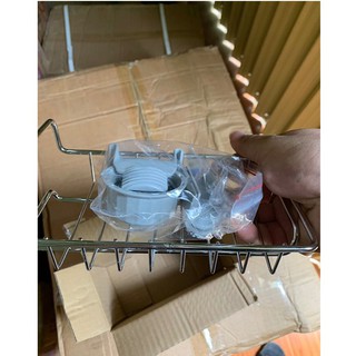 Giá Treo Vòi Đựng Đồ , Giẻ Rửa Chén Bát - Kệ Gắn Vòi INOX Để Đồ Giẻ Rửa Chén Bát