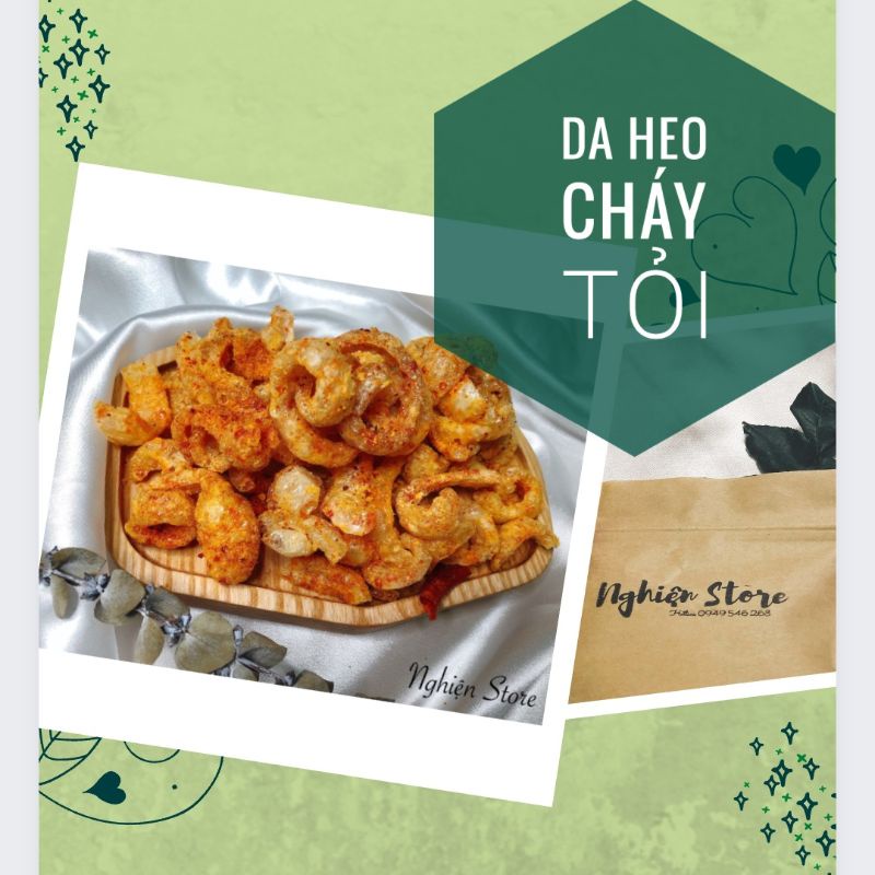 Da heo cháy tỏi 200g