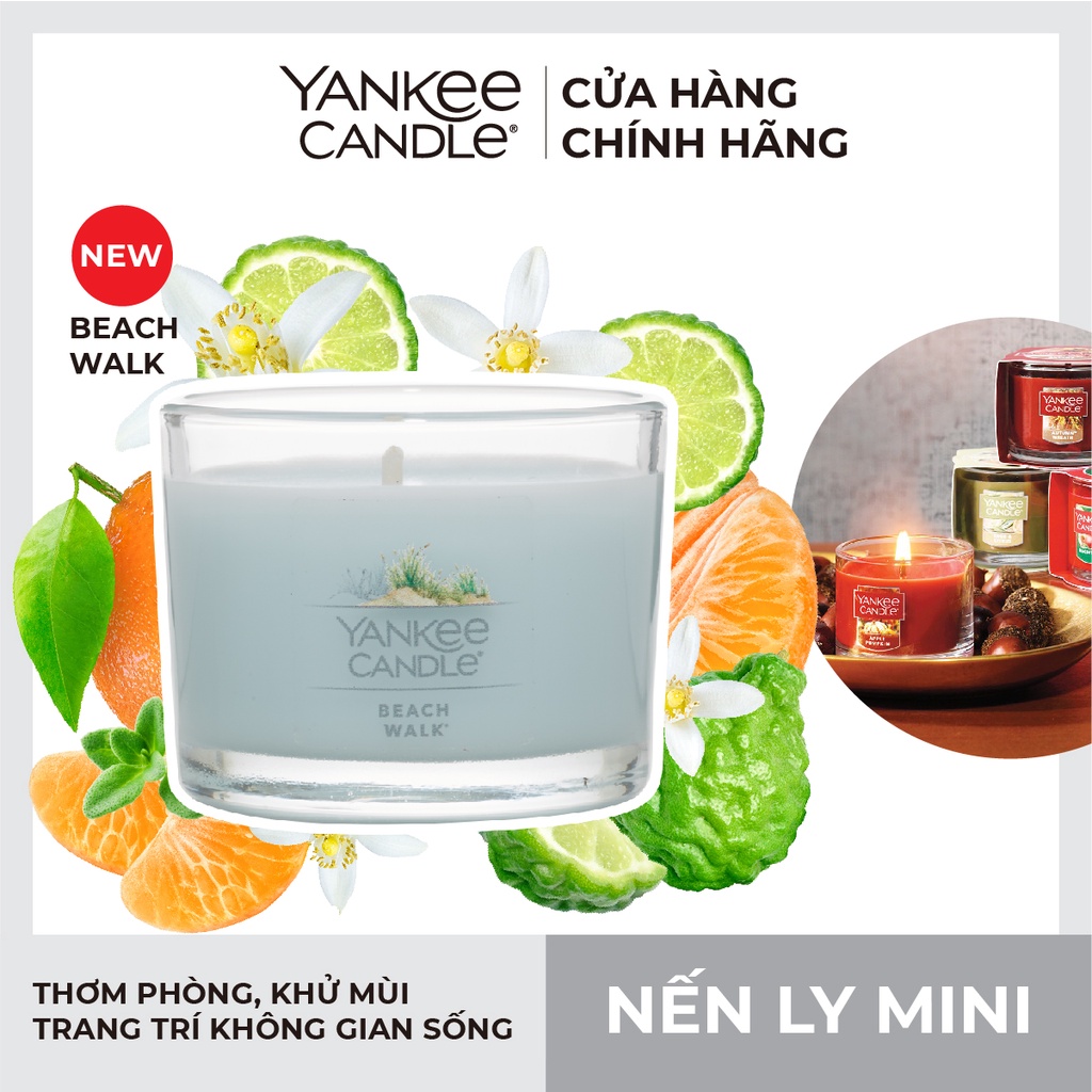 Nến ly mini Yankee Candle - Beach Walk