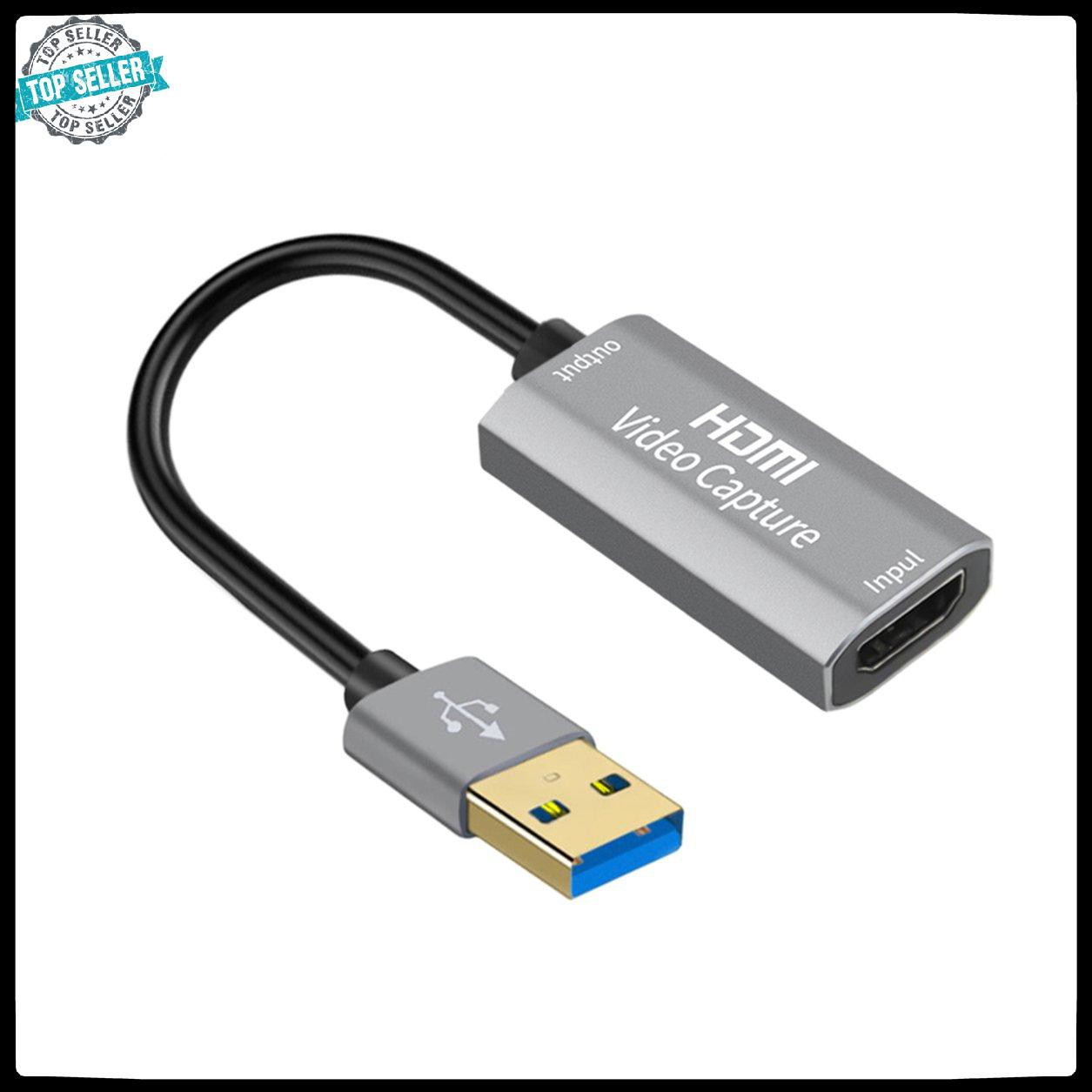 [hàng mới về] USB 3.0 Video Capture Card 1080P 60fps 4K HDMI Video Grabber Box for Macbook