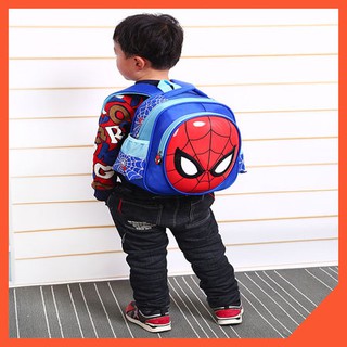 Cặp sách trẻ em hình siêu nhân nhện cho bé mẫu giáo và tiểu học