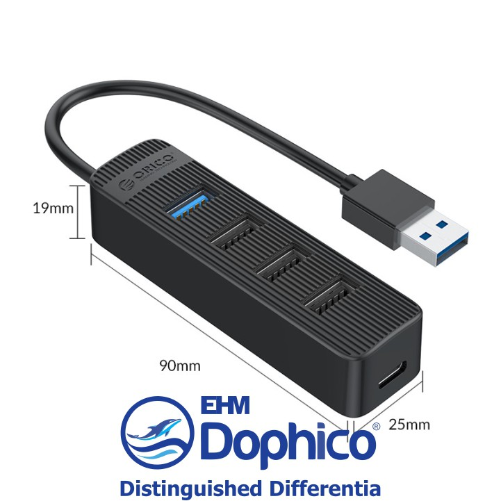 Bộ chia 4 cổng USB – Hub Orico TWU32-4A – Chính Hãng – Bảo hành 12 tháng