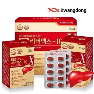 Bổ gan Kwangdong LiverX10 hộp 120 viên Hàn Quốc