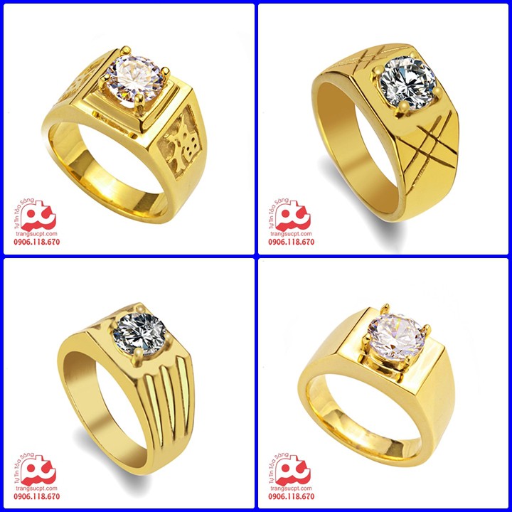 NHẪN NAM PHONG CÁCH 4 KIỂU