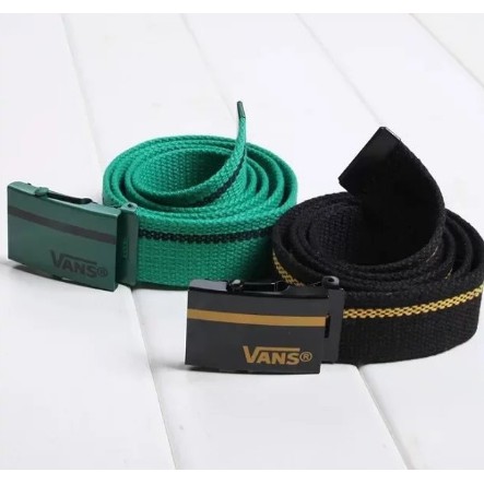 VANS Thắt Lưng Vải canvas Màu Sắc Nhã Nhặn Thoáng Khí Thời Trang