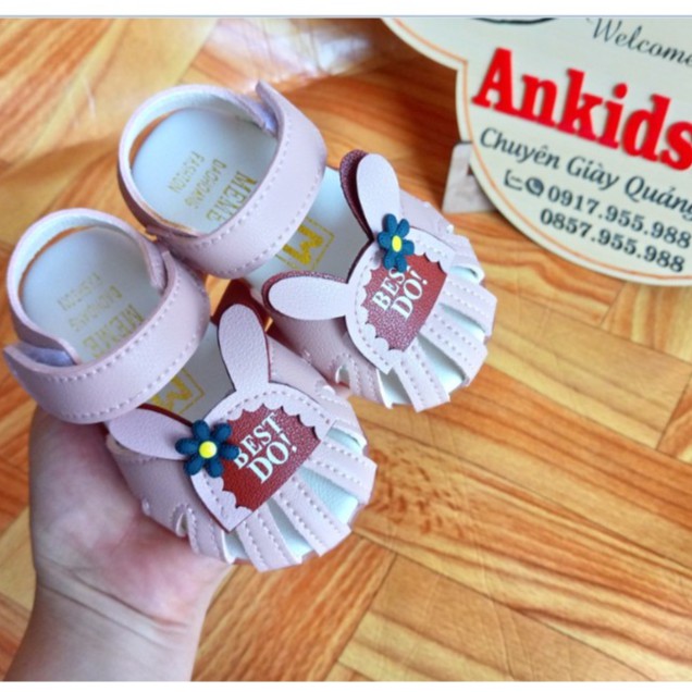 giày trẻ em hình thỏ dễ thương bé gái ankids535