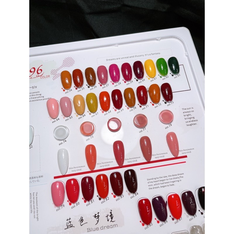 Sơn gel Hàn quốc lẻ màu - sơn gel cao cấp ( từ 49-68)