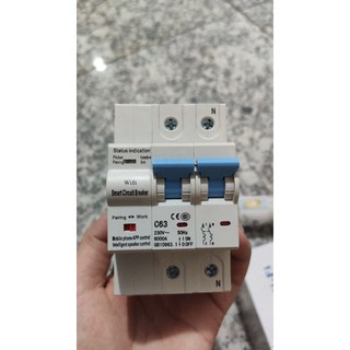 Aptomat CB thông minh Wifi Tuya 63A 40A